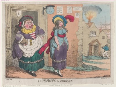 Varo di una fregata, [1 febbraio 1809], ristampa da Thomas Rowlandson