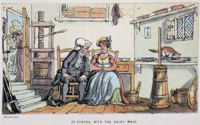 Il dottore con una serva da Thomas Rowlandson