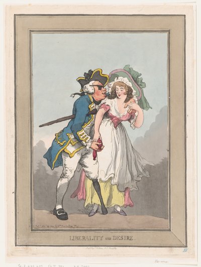 Liberalità e desiderio, 29 novembre 1788 da Thomas Rowlandson