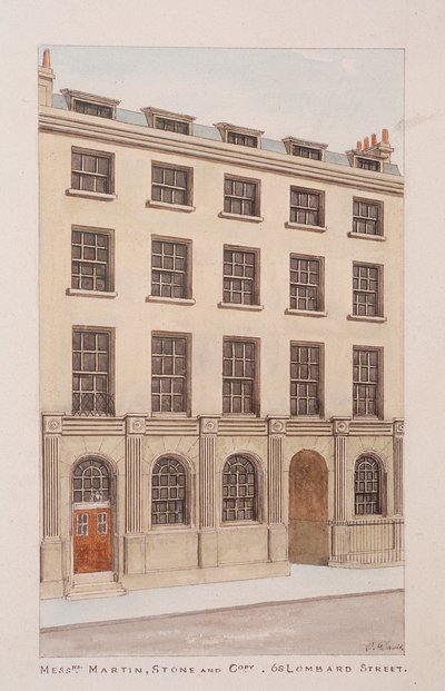 Lombard Street, Londra da Thomas Rowlandson