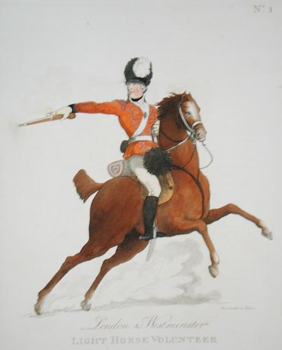 London and Westminster Light Horse Volunteer, tavola 1 da 