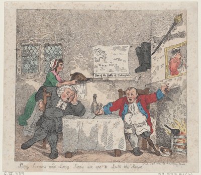 I lunghi sermoni e gli assedi lunghi tendono ad addormentare i sensi da Thomas Rowlandson