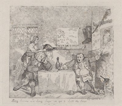 Lunghi sermoni e lunghi assedi tendono a intorpidire i sensi, 11 febbraio 1783 da Thomas Rowlandson