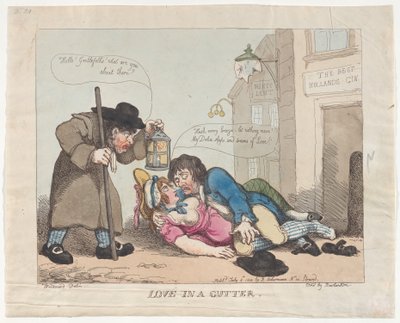 Amore nel Ruscello, 8 luglio 1800 da Thomas Rowlandson