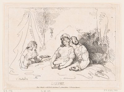 Lusso, 7 marzo 1786 da Thomas Rowlandson