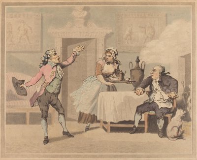 Manager e declamatore da Thomas Rowlandson