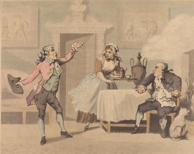 Manager e declamatore da Thomas Rowlandson