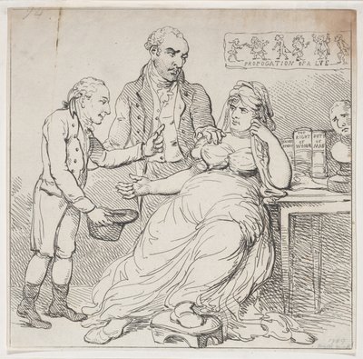 Melpomene in depressione, o gioco infantile difeso da monarchi teatrali, 14 dicembre 1804 da Thomas Rowlandson