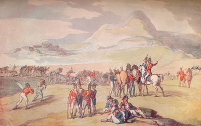 Scena militare: Sbarco di truppe e cannoni, 1801, 1914 da Thomas Rowlandson