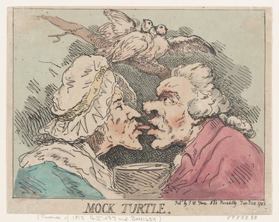 Mock Turtle, 24 gennaio 1785 da Thomas Rowlandson