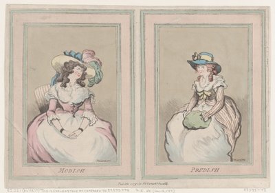 Modish e Prudish da Thomas Rowlandson