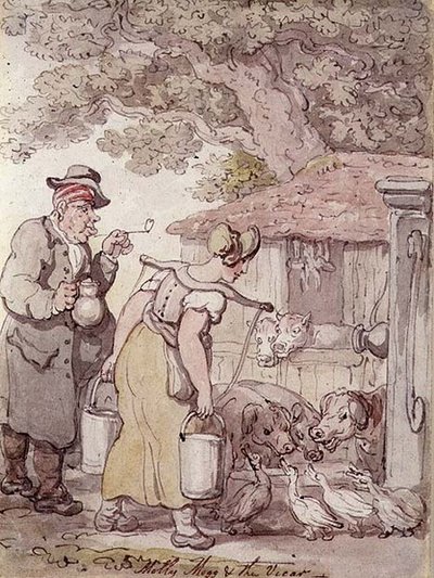 Molly Moggs e il vicario da Thomas Rowlandson