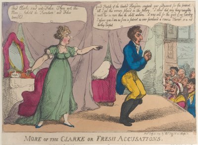 Più accuse di Clarke o nuove accuse da Thomas Rowlandson