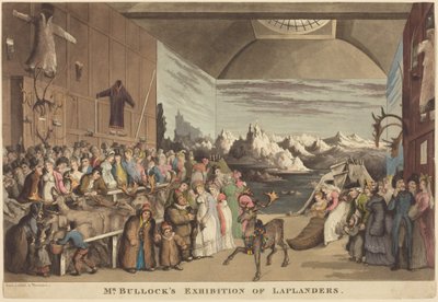 La mostra sui lapponi del signor Bullock da Thomas Rowlandson