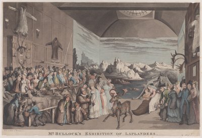 Mostra di Lapponi di Mr. Bullock, 8 febbraio 1822 da Thomas Rowlandson