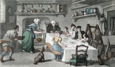 La Prima Visita di Mr. Burchell, illustrazione da 