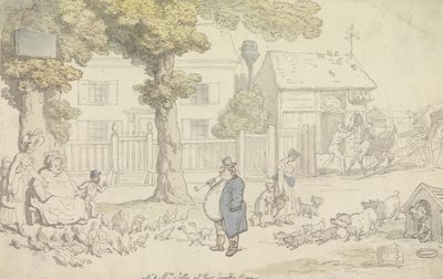 Il signor e la signora Jolly nella loro casa di campagna da Thomas Rowlandson