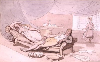Musica a casa da Thomas Rowlandson