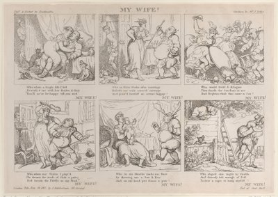Mia moglie! da Thomas Rowlandson