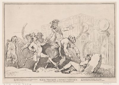 Trionfo navale, o favori concessi da Thomas Rowlandson