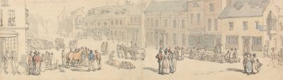 Newport High Street, Isola di Wight da Thomas Rowlandson