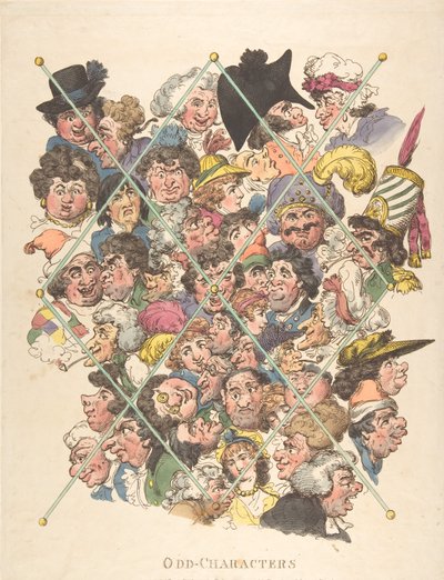 Personaggi strani da Thomas Rowlandson