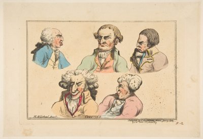 Stranezze, gennaio 1794 da Thomas Rowlandson