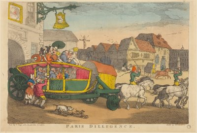 Paris Diligence da Thomas Rowlandson