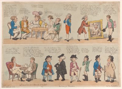 Immagini di Pregiudizio da Thomas Rowlandson