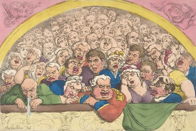 Pidgeon Hole. Un espediente del Convent Garden per rinchiudere gli dei da Thomas Rowlandson