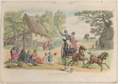 Tavola 13, da Il mondo in miniatura, 1816 da Thomas Rowlandson