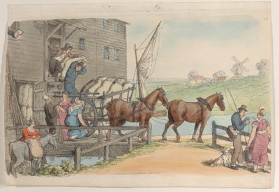 Tavola 23, dal Mondo in Miniatura, 1816 da Thomas Rowlandson