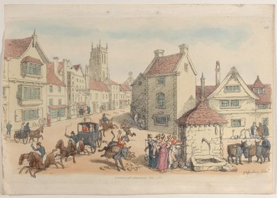 Tavola 24, da Mondo in miniatura, 1816 da Thomas Rowlandson