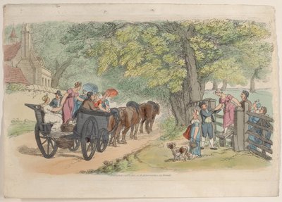Tavola 33, da Mondo in Miniatura, 1816 da Thomas Rowlandson