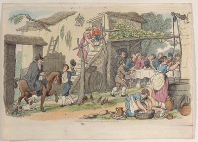 Tavola 34, da World in Miniature da Thomas Rowlandson
