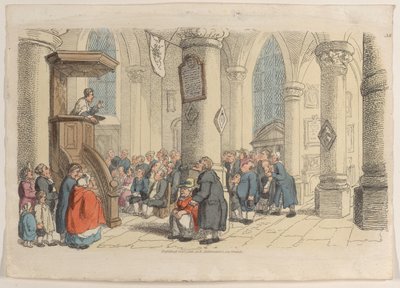 Tavola 38, da Il Mondo in Miniatura da Thomas Rowlandson