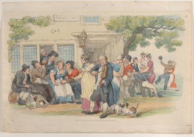 La porta della birreria, da World in Miniature, 1816 da Thomas Rowlandson