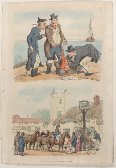 Tavola 7, da Il mondo in miniatura da Thomas Rowlandson