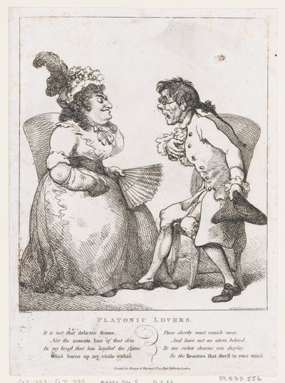 Amanti platonici da Thomas Rowlandson