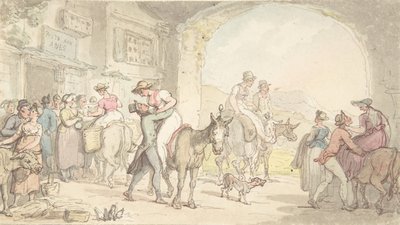 Piacere di una Poste aux Anes, da Viaggi Sentimentali da Thomas Rowlandson