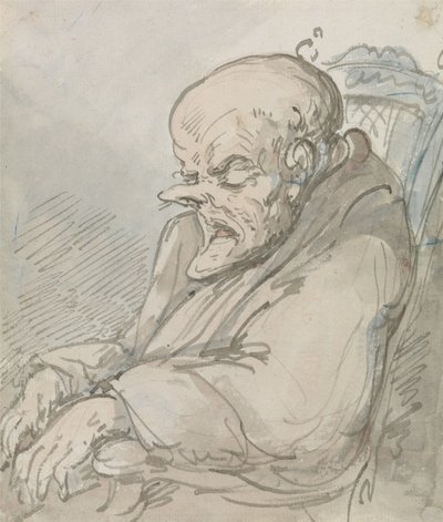 Ritratto di un anziano da Thomas Rowlandson