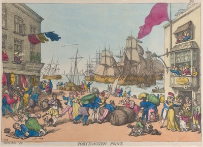 Portsmouth Point da Thomas Rowlandson
