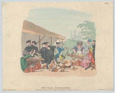Fiera della ceramica a Cambridge, 1 maggio 1803 da Thomas Rowlandson
