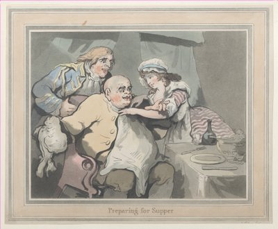 Preparativi per la Cena da Thomas Rowlandson