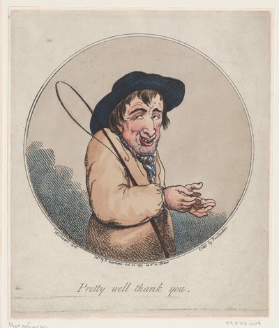 Abbastanza bene grazie, 20 ottobre 1799 da Thomas Rowlandson