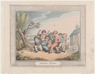 Scuola Privata, 10 Maggio 1802 da Thomas Rowlandson