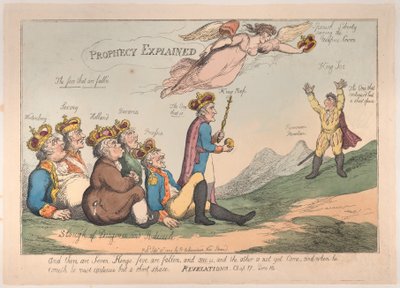 Profezia spiegata da Thomas Rowlandson