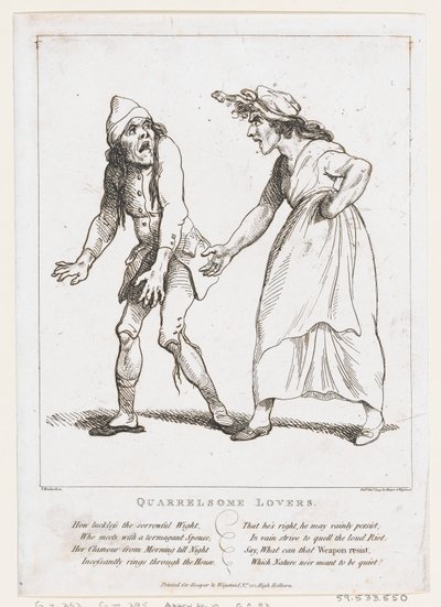 Amanti Litigiosi, 2 gennaio 1797 da Thomas Rowlandson