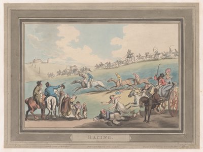 Corsa [La partenza], 1 gennaio 1799 da Thomas Rowlandson