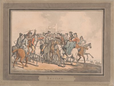 Scommesse [set da sei]:  6. Scommesse da Thomas Rowlandson